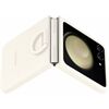 Samsung Z Flip 5 Silikon Case mit Ring creme