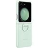 Samsung Z Flip 5 Silikon Case mit Ring mint