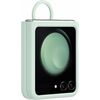 Samsung Z Flip 5 Silikon Case mit Ring mint