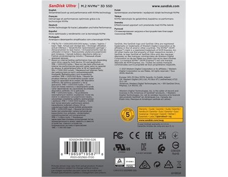 SanDisk Ultra M.2 NVMe 3D (1TB)