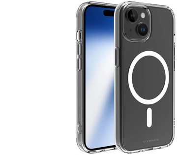 Vivanco iPhone 15 Mag Steady Cover transp. MSASCVVIPH15T