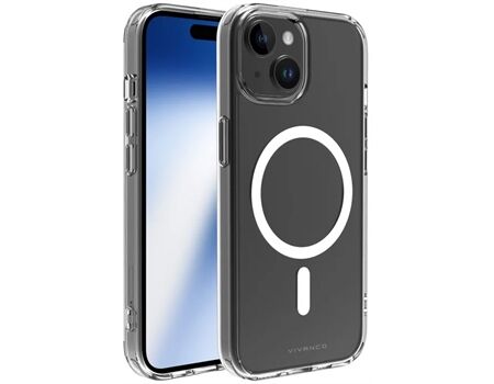 Vivanco iPhone 15 Mag Steady Cover transp. MSASCVVIPH15T