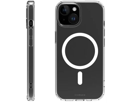 Vivanco iPhone 15 Mag Steady Cover transp. MSASCVVIPH15T