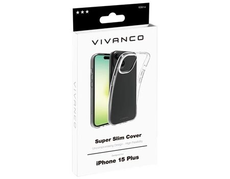 Vivanco iPhone 15 Plus SuperSlim Cover trans.SSCVVIPH15PLT