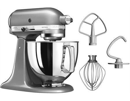 Kitchen-Aid 5KSM125ECU 4,8l Küchenmaschine, Kontur Silber