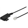 Vivanco TK 5D-N Telefonkabel univ. 3m