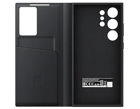 Samsung S24 Ultra Smart View Wallet Case schwarz