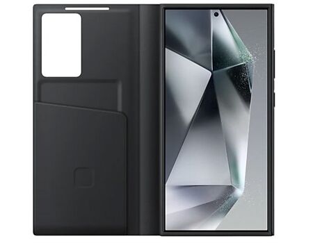 Samsung S24 Ultra Smart View Wallet Case schwarz