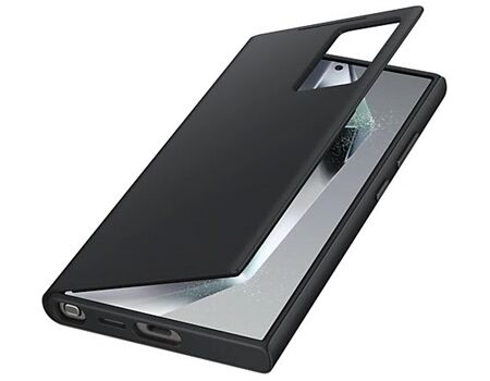 Samsung S24 Ultra Smart View Wallet Case schwarz
