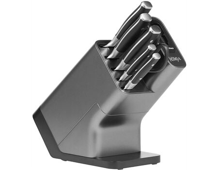 NINJA K32006EU StaySharp Messerblock m. Schärfer silber