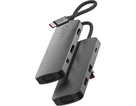 Vivanco LQ48019 LINQ 7in1 4K Triple Display HDMI Adapter